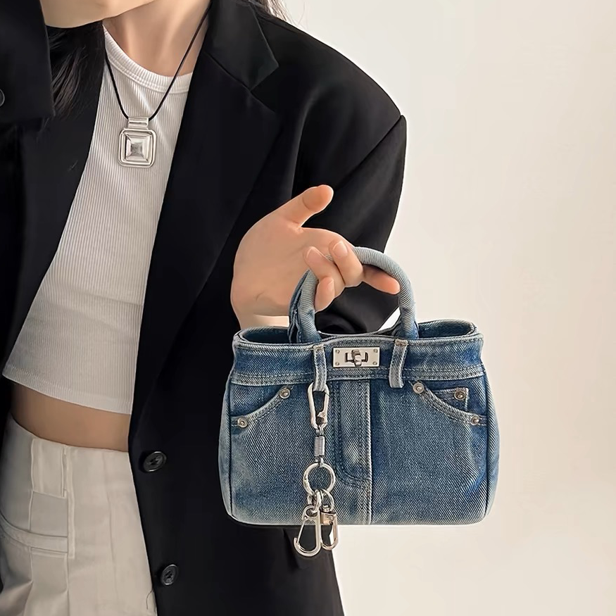 JCX Denim Handbag for Women