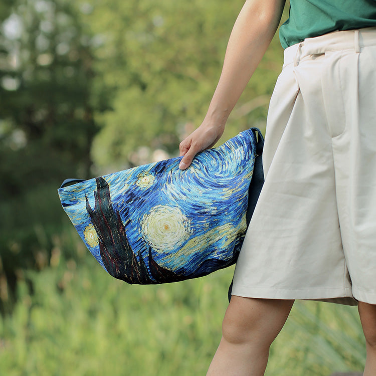 Van Gogh The Starry Night Canvas Bag