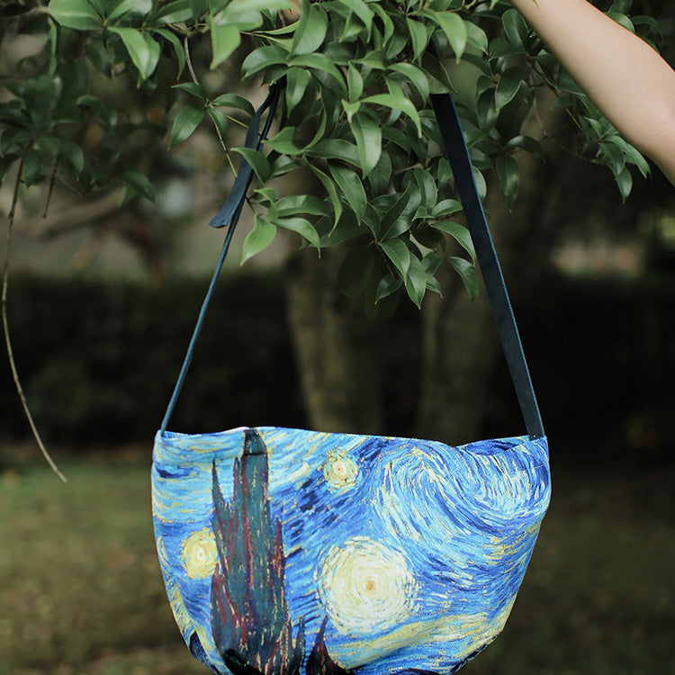 Van Gogh The Starry Night Canvas Bag