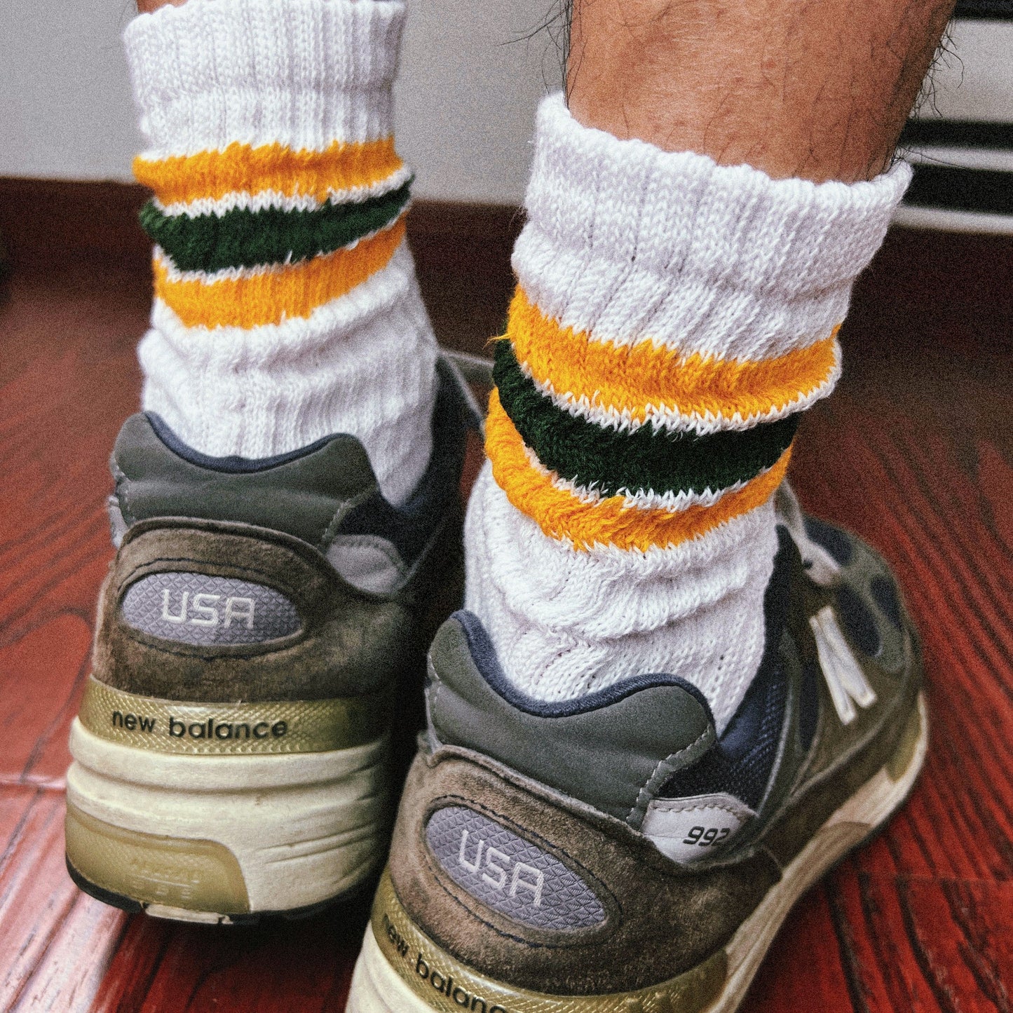 JCX Trendy Socks Striped Short Socks