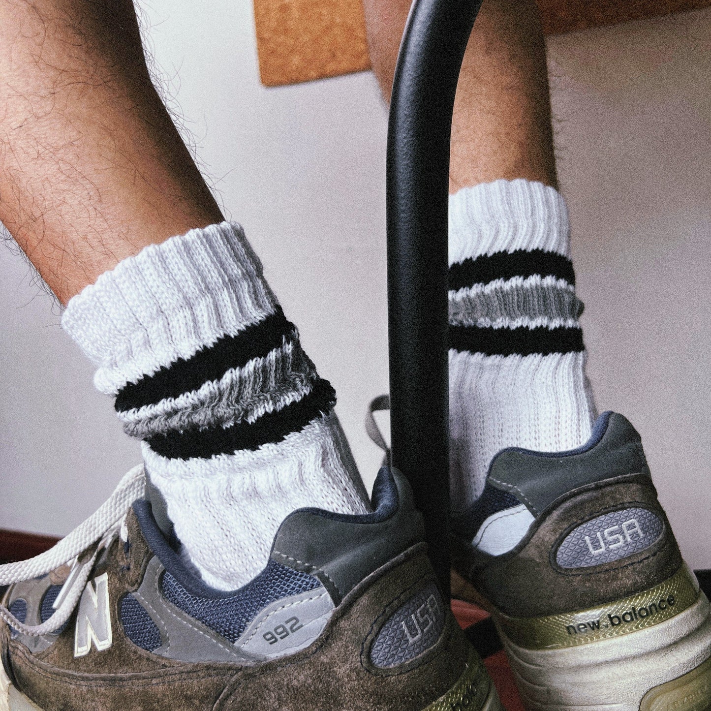 JCX Trendy Socks Striped Short Socks