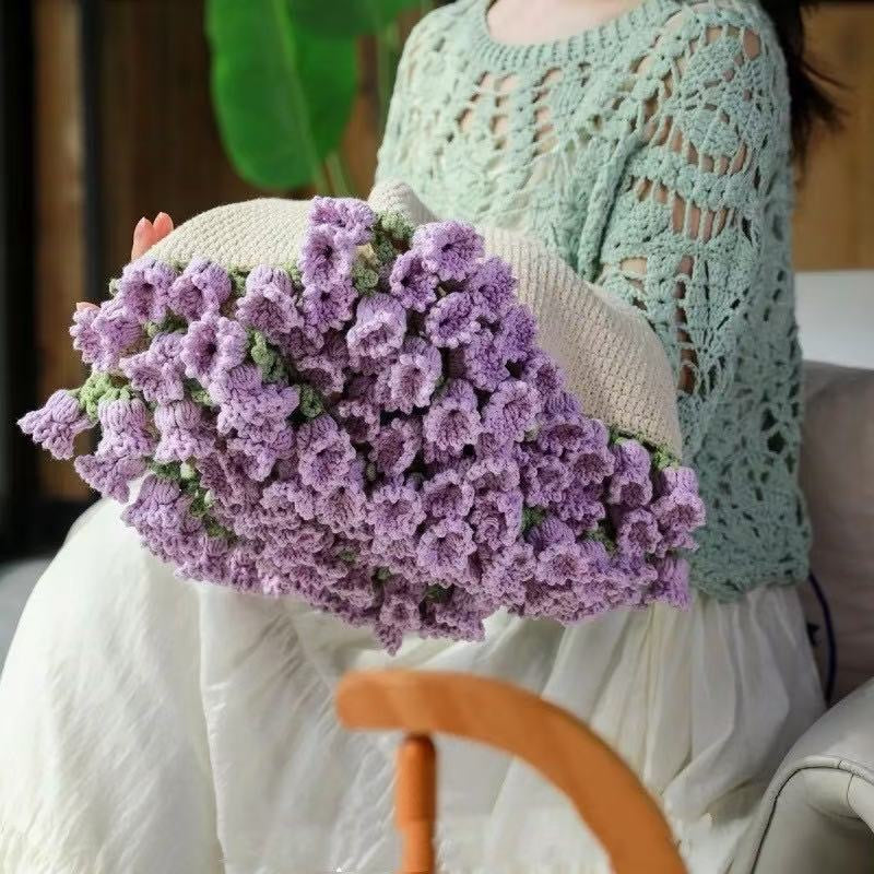 Handmade Rose Bouquet Blanket