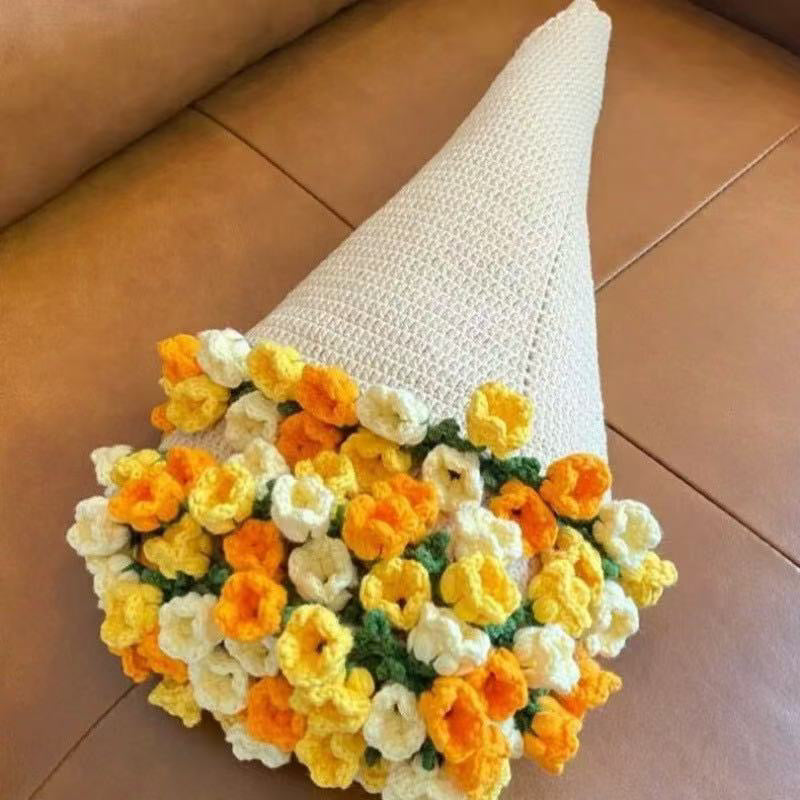 Handmade Rose Bouquet Blanket