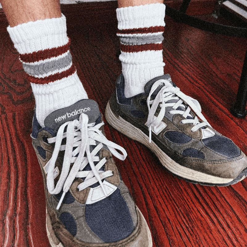 JCX Trendy Socks Striped Short Socks