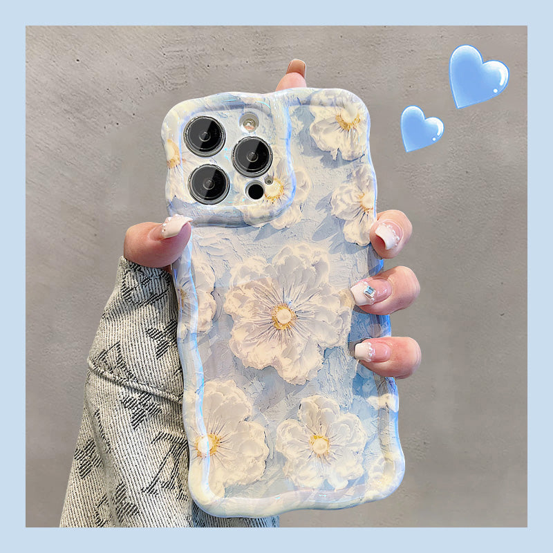 JCX Oil Painting Style Floral iPhone Case