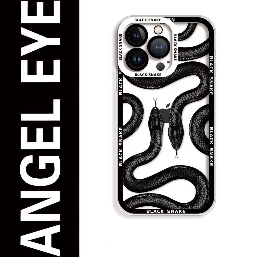 JCX Black Snake Creative iPhone Case