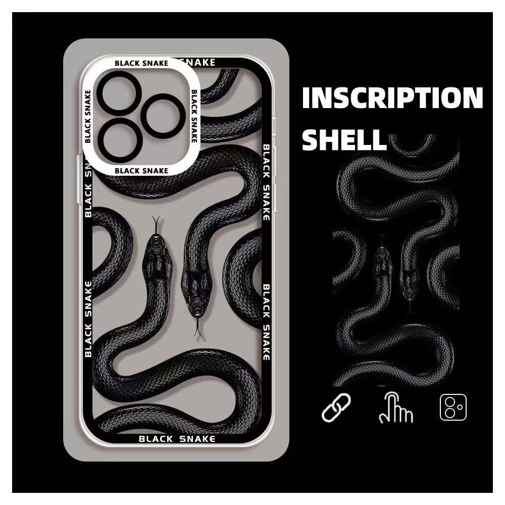 JCX Black Snake Creative iPhone Case