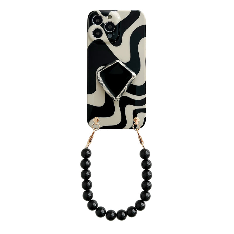 JCX Graceful Hand Strap Designer iPhone Case