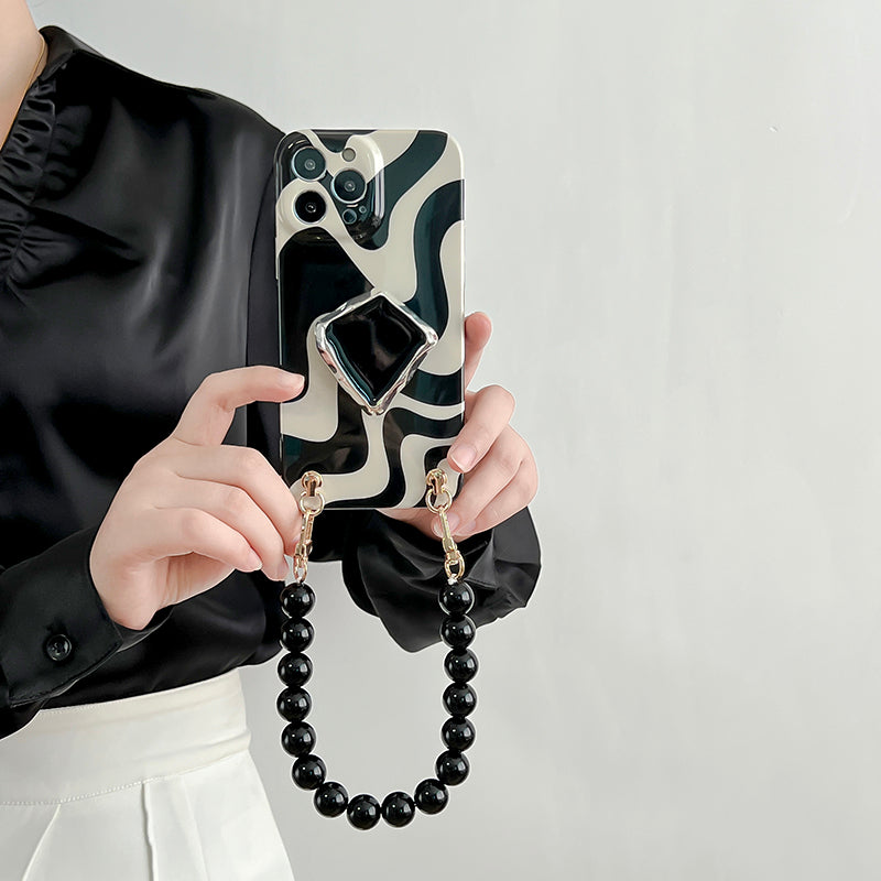 JCX Graceful Hand Strap Designer iPhone Case