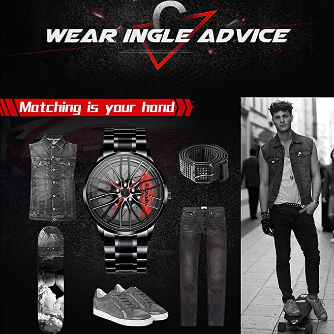 JCX Racing Car Rim Watch
