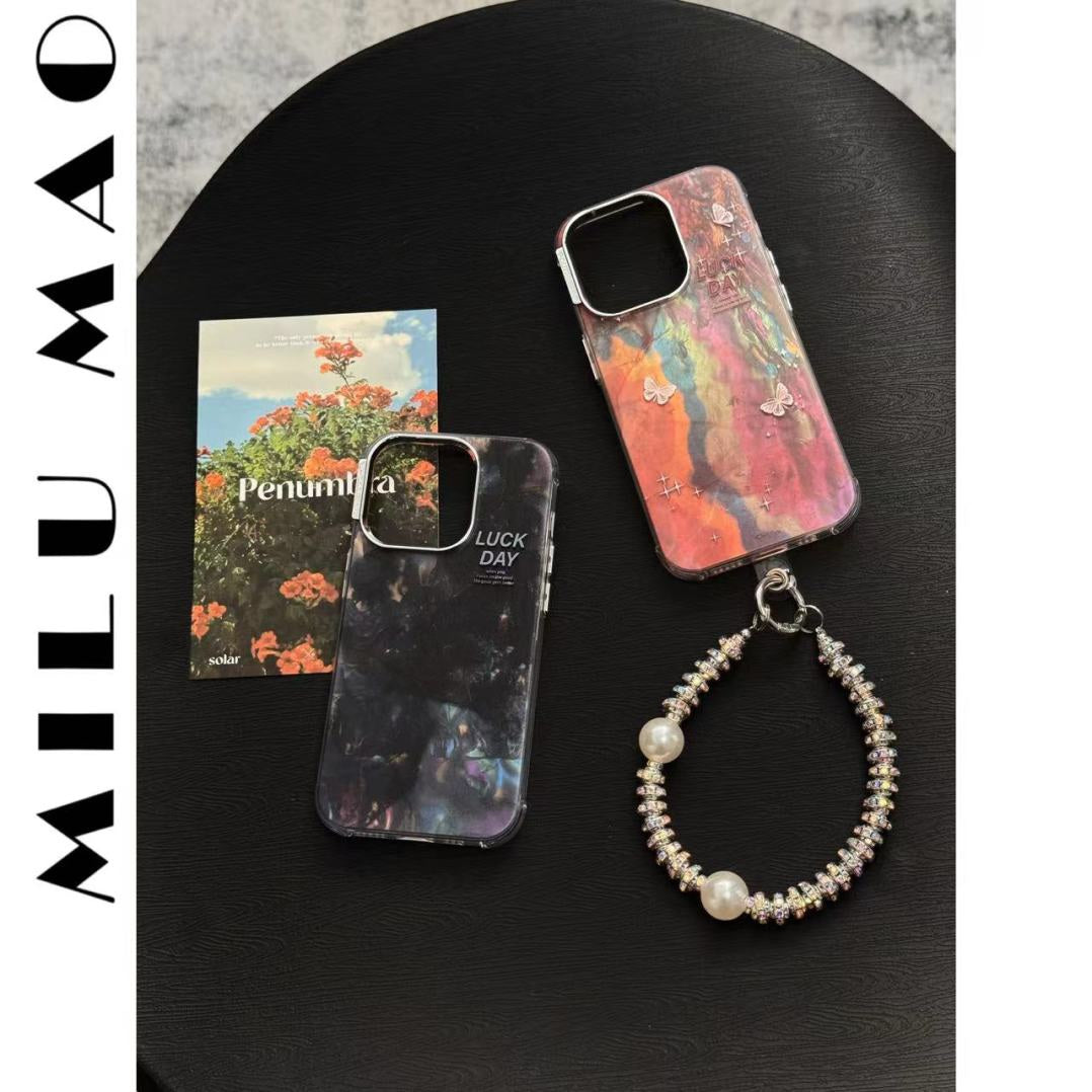 JCX Dreamy Oil Painting Style Phone Case - Collaboration with Artists for Unique Designs