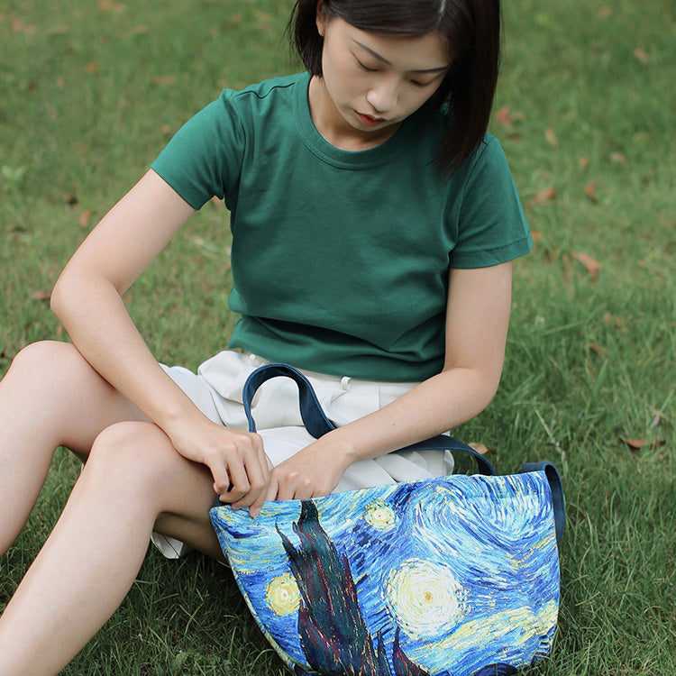 Van Gogh The Starry Night Canvas Bag