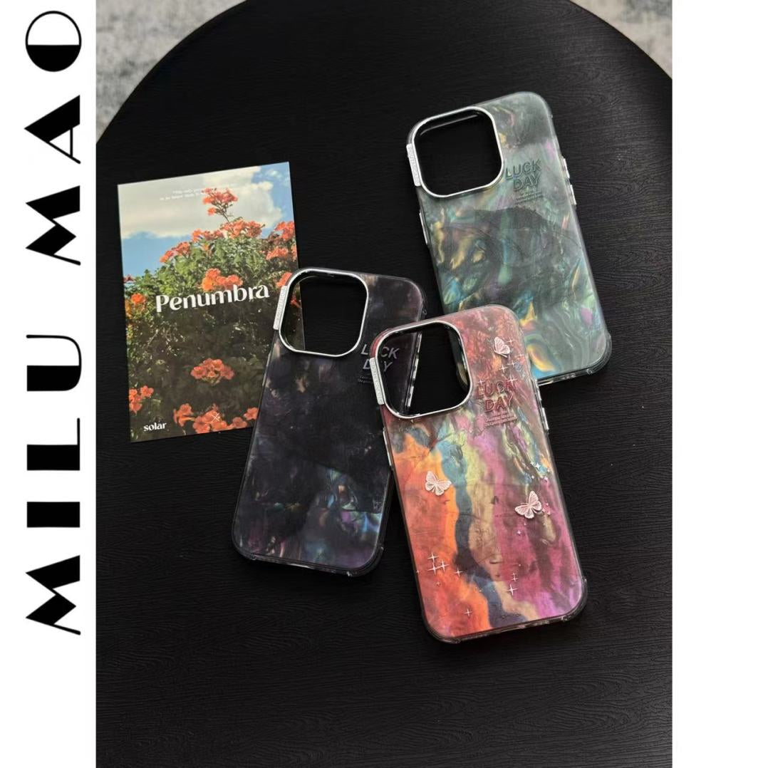 JCX Dreamy Oil Painting Style Phone Case - Collaboration with Artists for Unique Designs