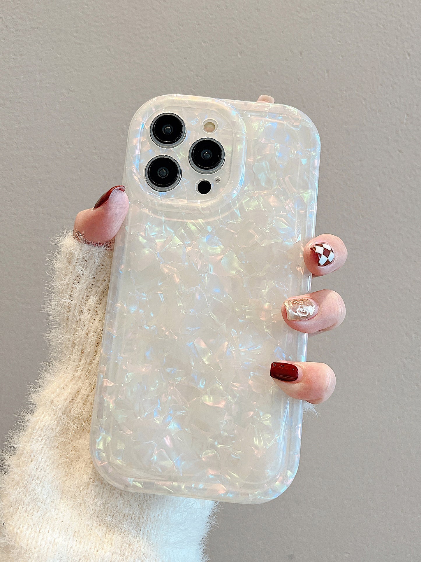 JCX Vivi Art Sparkling Shell Pattern iPhone Case
