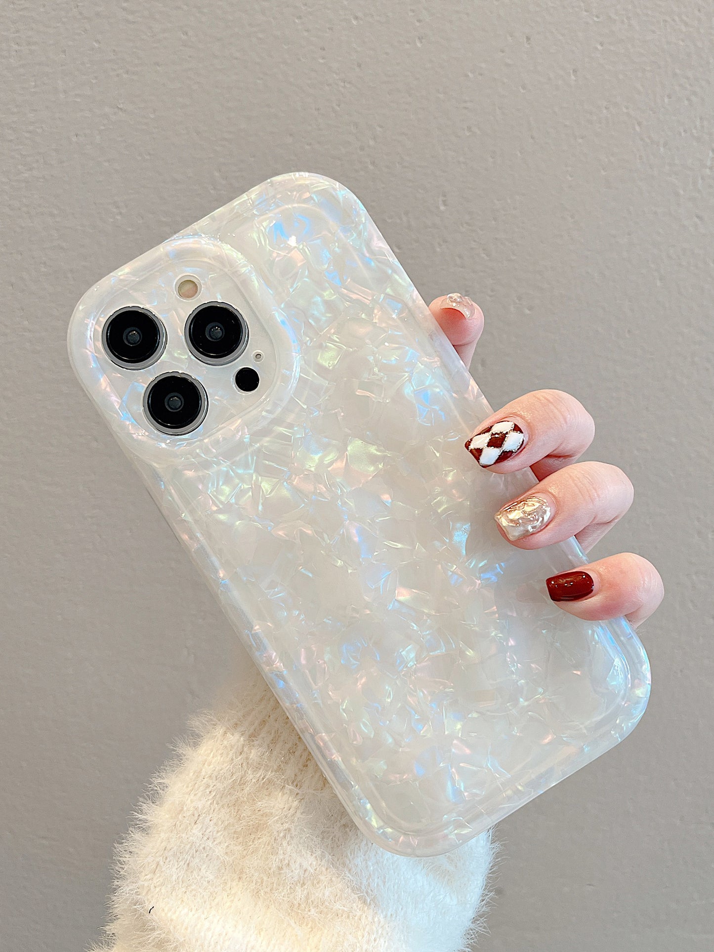 JCX Vivi Art Sparkling Shell Pattern iPhone Case