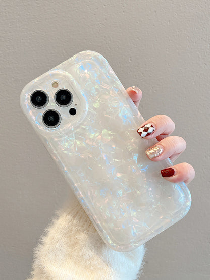 JCX Vivi Art Sparkling Shell Pattern iPhone Case