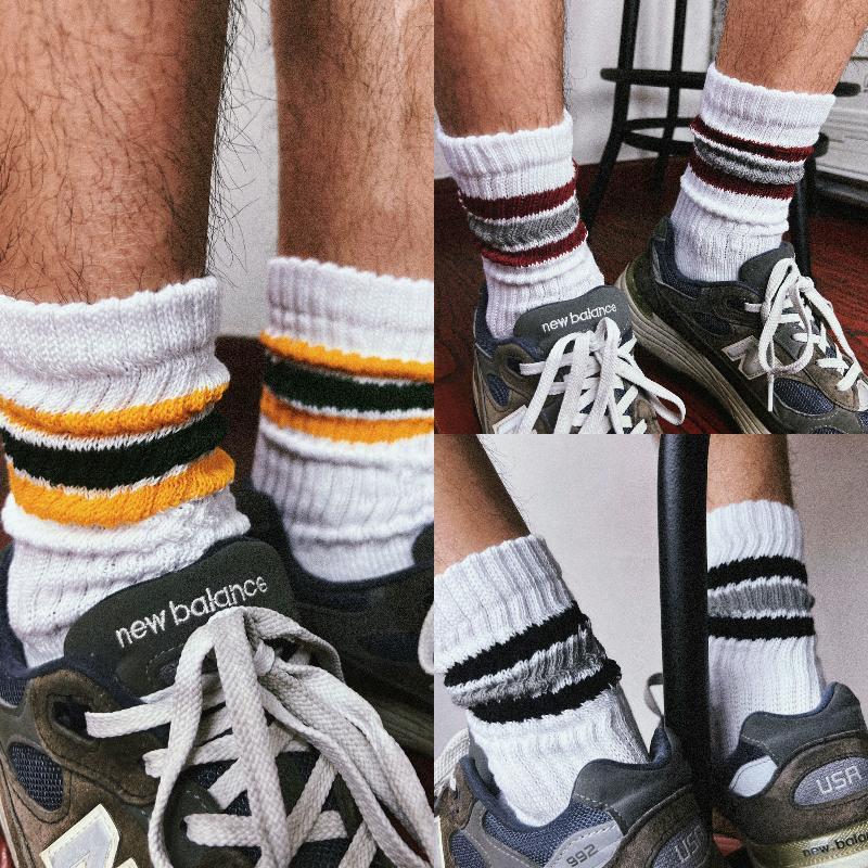 JCX Trendy Socks Striped Short Socks