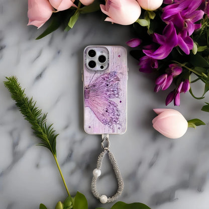 JCX EnchantingFlutter Wrist Chain iPhone Case