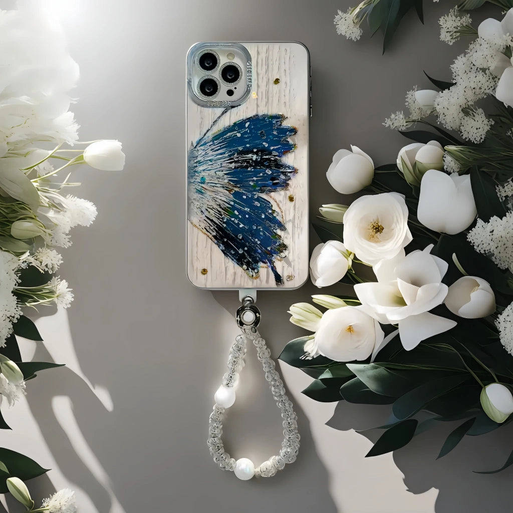 JCX EnchantingFlutter Wrist Chain iPhone Case