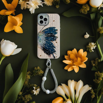 JCX EnchantingFlutter Wrist Chain iPhone Case
