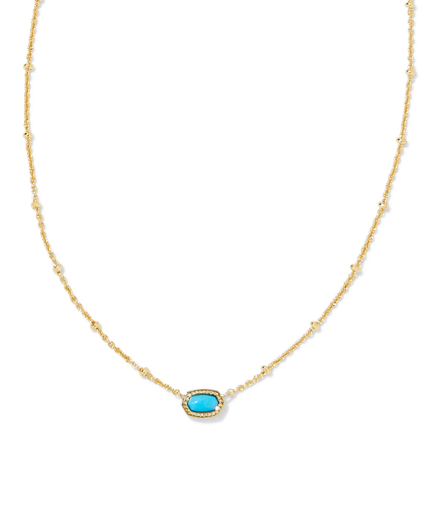 Mini Elisa Gold Satellite Short Pendant Necklace