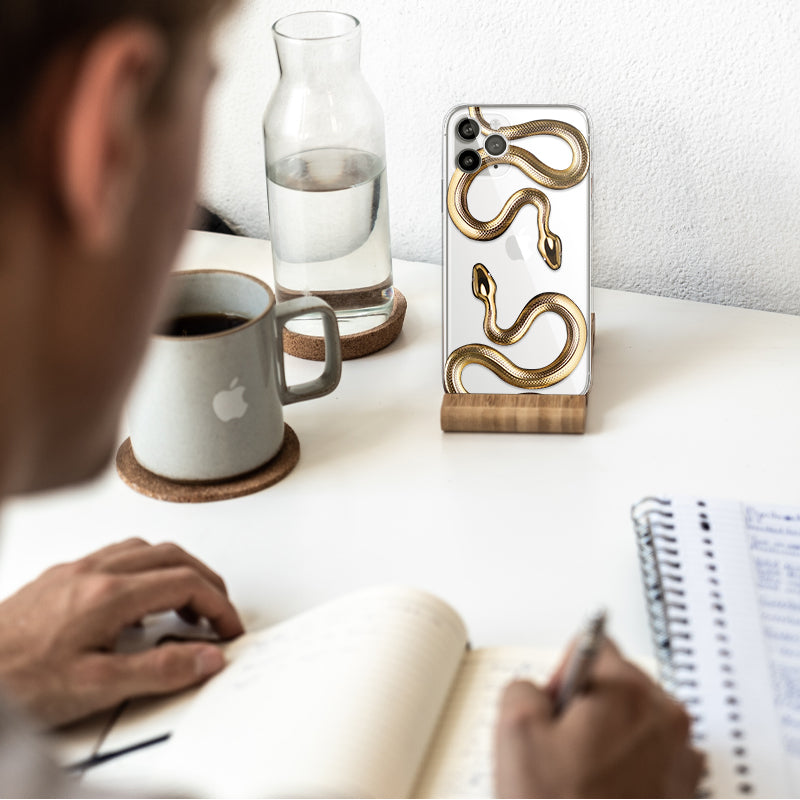 JCX Golden Snake Creative iPhone Case