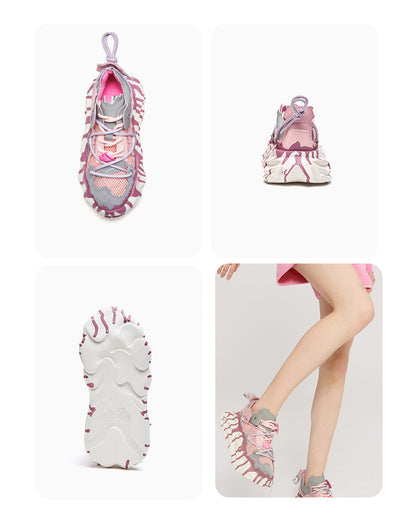 JCX Melting-effect Clunky Sneaker