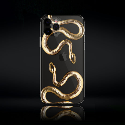 JCX Golden Snake Creative iPhone Case