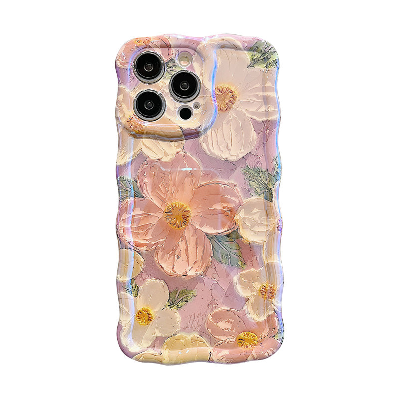 JCX Oil Painting Style Floral iPhone Case