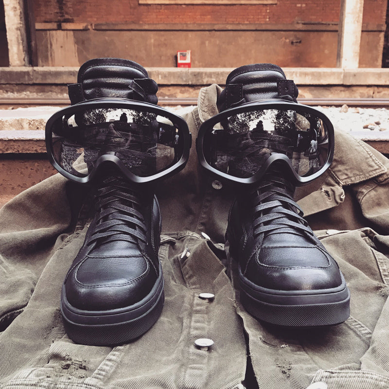 JCX 'Aviator' Leather High Top Sneakers
