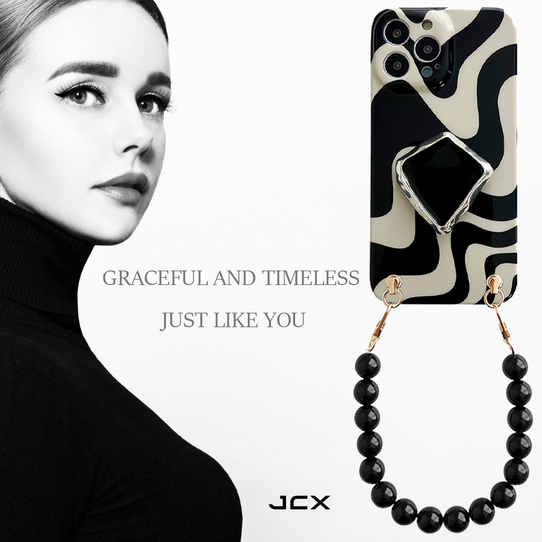 JCX Graceful Hand Strap Designer iPhone Case